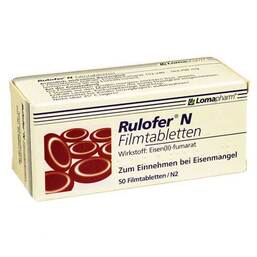 Abbildung: Rulofer N Filmtabletten Filmtabletten, 50 St PZN 04975141