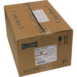 Abbildung: Kochsalzlösung 0,9% Plastik Infusionslösung Infusionslösung, 20X250 ml PZN 04976844