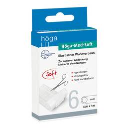 Abbildung: Höga Med Soft Pflaster 6cmx1m 1 St, Pflaster PZN 04977677