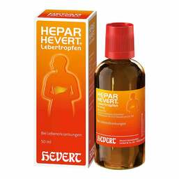 Abbildung: Hepar Hevert Lebertropfen Tropfen, 50 ml PZN 04982520