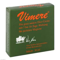 Abbildung: Vimere Deo Creme Creme, 30 ml PZN 04991737