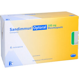 Abbildung: Sandimmun Optoral 100 mg Weichkapseln 100 St, Weichkapseln PZN 04994693