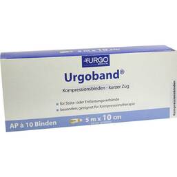 Abbildung: Urgoband Kurzzugbinde 10 cm x 5 m 10 St, Binden PZN 04997237