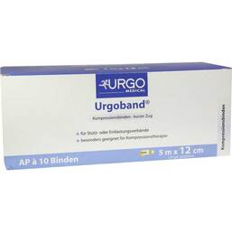 Abbildung: Urgoband Kurzzugbinde 12 cm x 5 m 10 St, Binden PZN 04997243