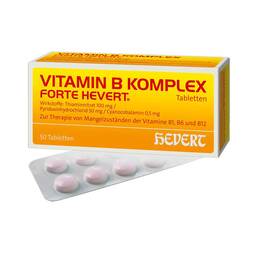 Abbildung: Vitamin B Komplex forte Hevert Tabletten Tabletten, 50 St PZN 05003919
