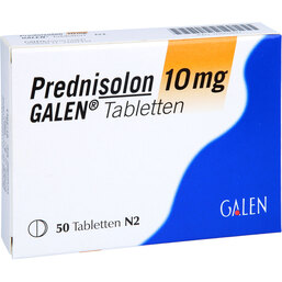 Abbildung: Prednisolon 10 mg Galen Tabletten 50 St, Tabletten PZN 05004847