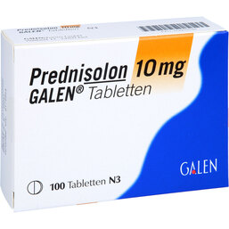 Abbildung: Prednisolon 10 mg Galen Tabletten 100 St, Tabletten PZN 05005048