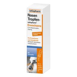 Abbildung: Nasentropfen ratiopharm Erwachsene Nasentropfen, 10 ml PZN 05006585