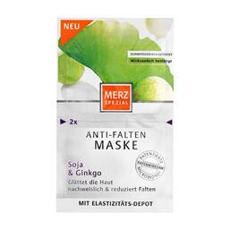 Abbildung: Merz Spezial Anti Falten Maske Soja + Ginkgo Gesichtsmaske, 2X5 ml PZN 05010776