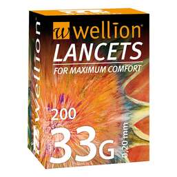 Abbildung: Wellion Lancets 33 G 200 St, Lanzetten PZN 05014194