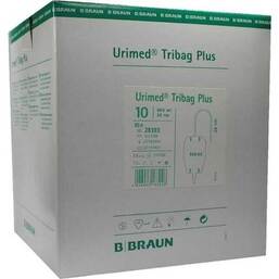Abbildung: Urimed Tribag Plus Urin Bein 10 St, Beutel PZN 05015986