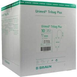 Abbildung: Urimed Tribag Plus Urin Bein 10 St, Beutel PZN 05016000