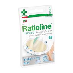 Abbildung: Ratioline Blasenpflaster 3,8x6 cm klein Pflaster, 5 St PZN 05023299