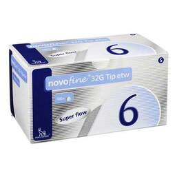 Abbildung: Novofine 6 mm 32 G Tip etw Kanüle 100 St, Kanüle PZN 05049790