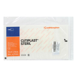 Abbildung: Cutiplast steriler Wundverband 8x15cm 1 St, Verband PZN 05102478