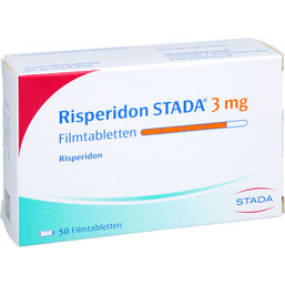 Abbildung: Risperidon STADA 3 mg Filmtabletten 50 St, Filmtabletten PZN 05117304