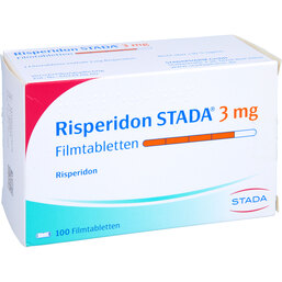 Abbildung: Risperidon STADA 3 mg Filmtabletten 100 St, Filmtabletten PZN 05117327