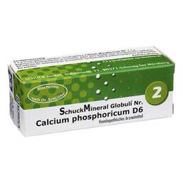 Abbildung: Schuckmineral Globuli 2 Calcium phosphoricum D6 Globuli, 7.5 g PZN 05122423