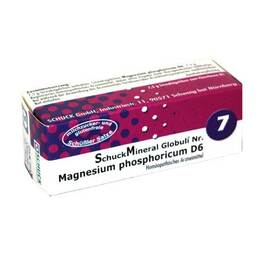 Abbildung: Schuckmineral Globuli 7 Magnesium phosphoricum D6 Globuli, 7.5 g PZN 05122446