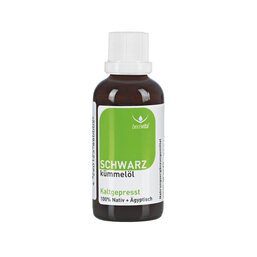 Abbildung: Beovita Schwarzkümmelöl 100% ägyptisch Öl, 50 ml PZN 05123003