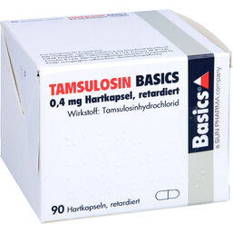 Abbildung: Tamsulosin Basics 0,4 mg Hartkapseln retard. 90 St, Retard-Kapseln PZN 05123888