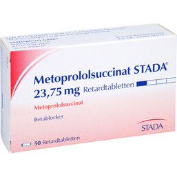 Abbildung: Metoprololsuccinat STADA 23,75 mg Retardtabletten 50 St, Retard-Tabletten PZN 05126390