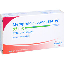 Abbildung: Metoprololsuccinat STADA 95 mg Retardtabletten 30 St, Retard-Tabletten PZN 05126763