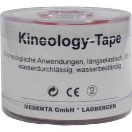 Abbildung: Kineology Tape rot 5mx5cm 1 St, Bandage PZN 05131103