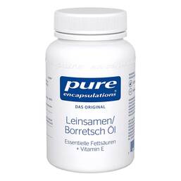 Abbildung: Pure Encapsulations Leinsamen/Borretsch Öl Kapseln Kapseln, 120 St PZN 05131178