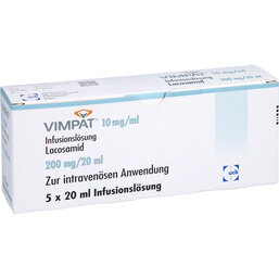 Abbildung: Vimpat 10 mg / ml Infusionslösung 5X20 ml, Infusionslösung PZN 05137413