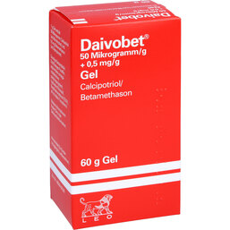 Abbildung: Daivobet 50 Mikrogramm / g + 0,5 mg / g Gel 60 g, Gel PZN 05140243