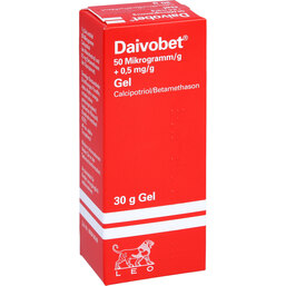 Abbildung: Daivobet 50 Mikrogramm / g + 0,5 mg / g Gel 30 g, Gel PZN 05140355