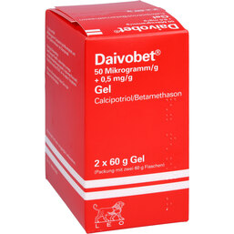 Abbildung: Daivobet 50 Mikrogramm / g + 0,5 mg / g Gel 2X60 g, Gel PZN 05140378