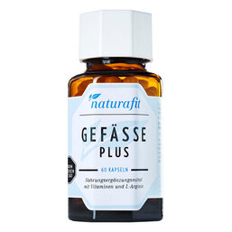 Abbildung: Naturafit Gefäße Plus Kapseln 60 St, Kapseln PZN 05351170