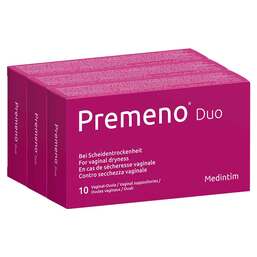 Abbildung: Premeno Duo Vaginalovula Vaginalovula, 3X10 St PZN 05352962