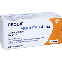 Abbildung: Requip-Modutab 4 mg Retardtabletten 84 St, Retard-Tabletten PZN 05356316