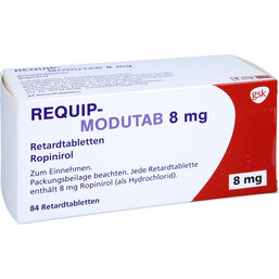 Abbildung: Requip-Modutab 8 mg Retardtabletten 84 St, Retard-Tabletten PZN 05356322