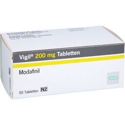 Abbildung: Vigil 200 mg Tabletten 50 St, Tabletten PZN 05357296