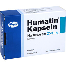 Abbildung: Humatin Kapseln 28 St, Hartkapseln PZN 05362446