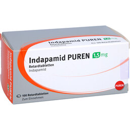 Abbildung: Indapamid Puren 1,5 mg Retardtabletten 100 St, Retard-Tabletten PZN 05362914