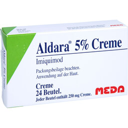 Abbildung: Aldara 5% Creme Sachets 24 St, Creme PZN 05368673