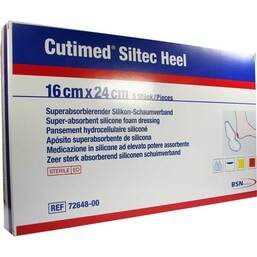 Abbildung: Cutimed Siltec Heel Kompresse 16x24 cm 5 St, Kompressen PZN 05370782
