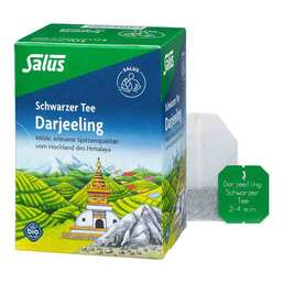 Abbildung: Darjeeling Schwarzer Tee Bio Salus Filterbeutel 15 St, Filterbeutel PZN 05371853