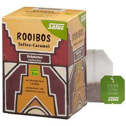 Abbildung: Rooibos Toffee-Caramel Kräutertee bio Salus Filterbeutel, 15 St PZN 05372120