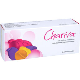 Abbildung: Chariva Filmtabletten 6X21 St, Filmtabletten PZN 05373898