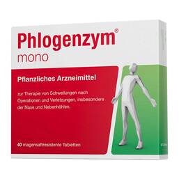 Abbildung: Phlogenzym mono magensaftresistente Tabletten Tabletten magensaftresistent, 40 St PZN 05386323