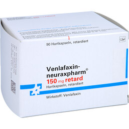 Abbildung: Venlafaxin neuraxpharm 150 mg retard Kapseln 90 St, Retard-Kapseln PZN 05395196