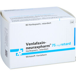 Abbildung: Venlafaxin neuraxpharm 75 mg retard Kapseln 90 St, Retard-Kapseln PZN 05395316