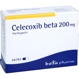 Abbildung: Celecoxib beta 200 mg Hartkapseln 20 St, Hartkapseln PZN 05395428