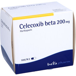 Abbildung: Celecoxib beta 200 mg Hartkapseln 100 St, Hartkapseln PZN 05395440